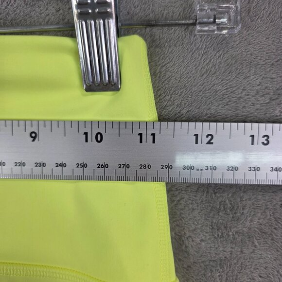 Womens Aerie Chill High Waisted Neon Yellow Leggings Nylon Stretch Size S Short - Picture 8 of 12